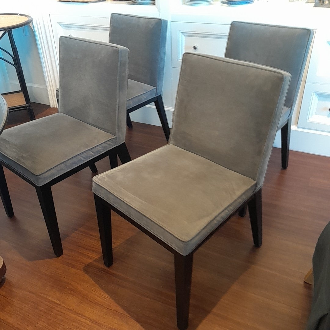 Set of 4 Gray Ansel Dining Room Chairs by Room & Board