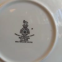SET of 8 Coffee/Tea Cups w/ 8 Saucers by Royal Doulton "Reflection