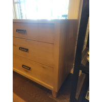 6-Drawer Natural Oak Dresser w/ Metal Pulls - colletteconsignment.com