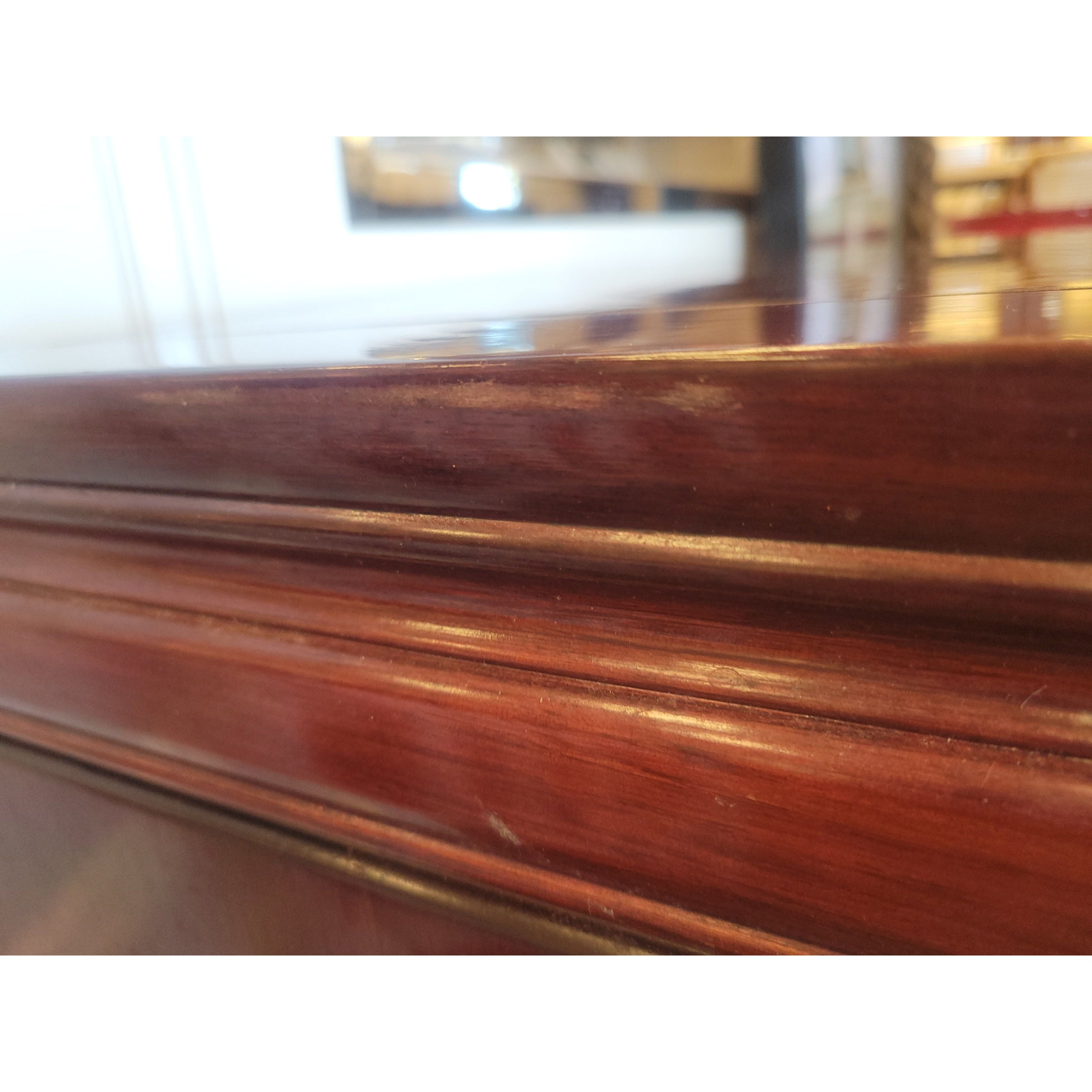 Mid-Century Chinese Chippendale Rosewood Nightstand (AS IS) - colletteconsignment.com