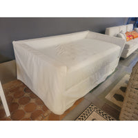 White Linen Slipcover Daybed