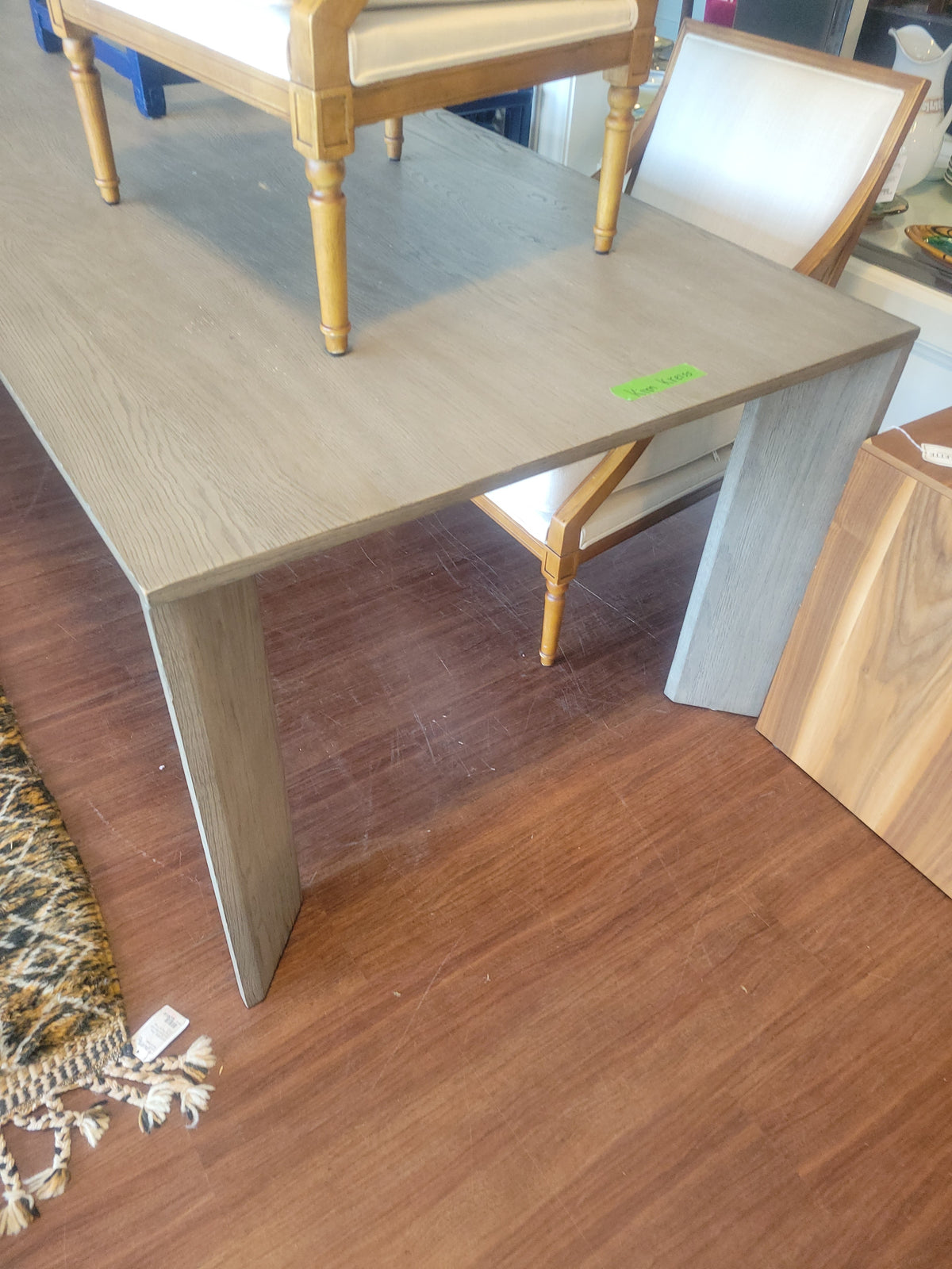 Arles 9-ft Gray Oak Dining Table by RH (AS IS)