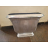 Thin Aluminum Pedestal Planter / Vase
