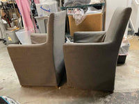 SET of 10 Ellison High-Back Track Arm Slipcover Dining Chairs by RH