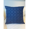 PAIR of Custom Navy Blue Stars Perennial Outdoor Fabric Square Pillows