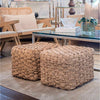 Sisal Rope Ottoman Cube