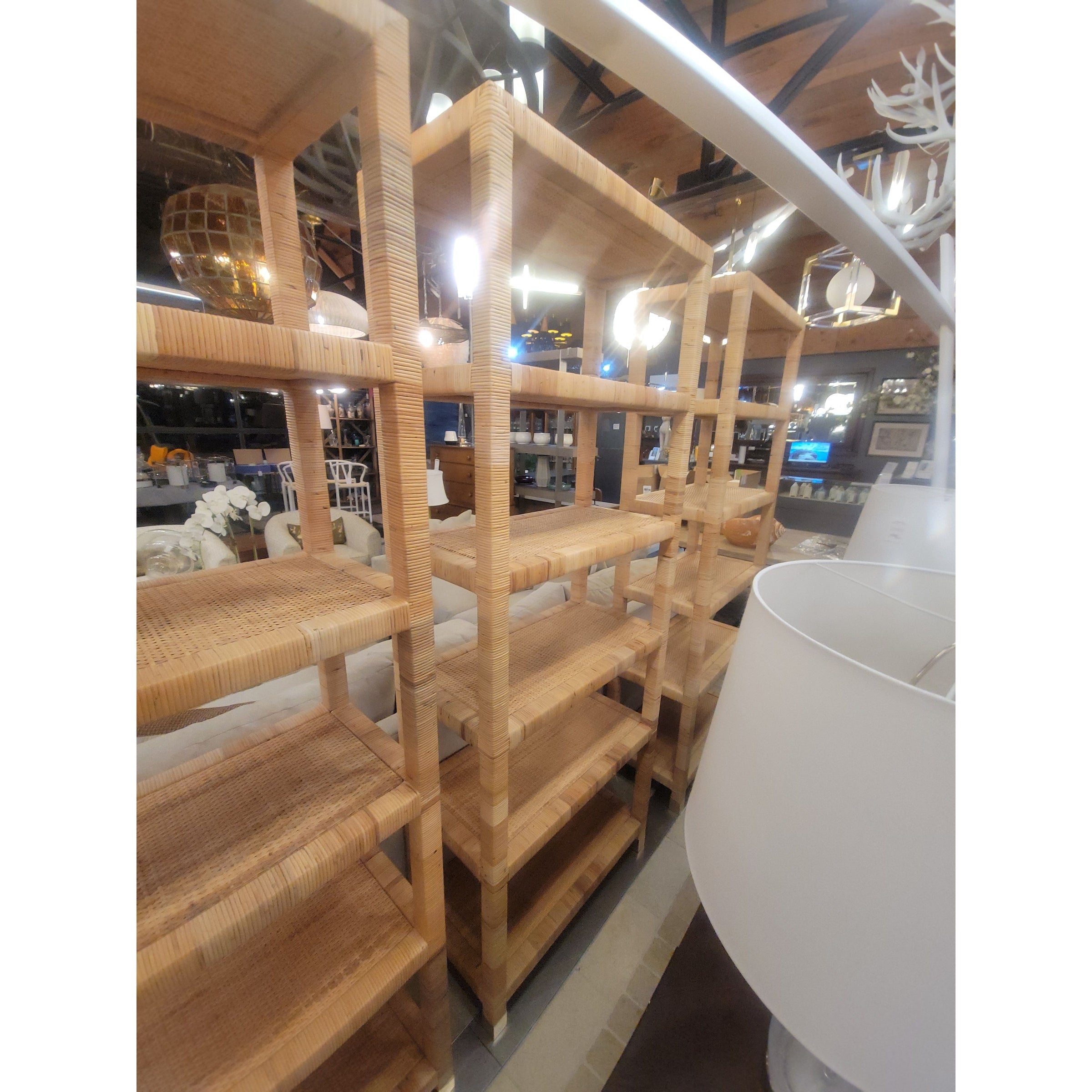 Balboa Rattan Bookshelf by Serena & Lily