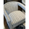 Pair of Bernhardt Interiors Gray & White Armchairs