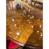 Custom Made Italian Wood Dining Table w/ Inlay