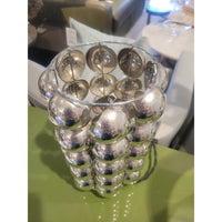Vintage Kare Chrome Bulb Table Lamp