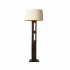 9252KGX5 - Carina Wood Floor Lamp w/ Off-White Lamp Shade