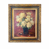 Camillas Floral Still Life Oil Painting by G. Goldsack in Bronze Tone Frame