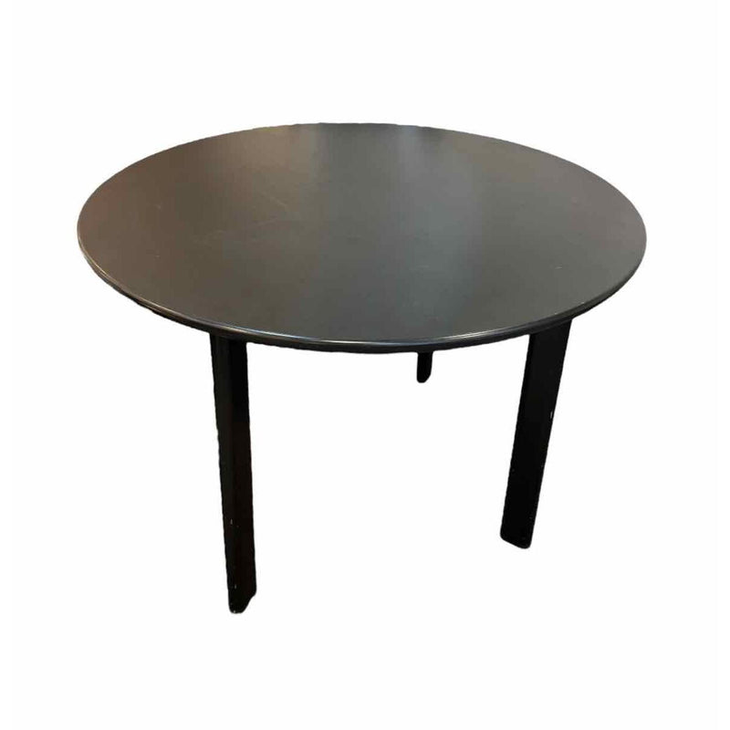 Knoll Black Round Wood table