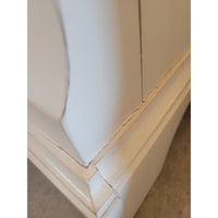 PAIR of White Wood 3-Drawer Nightstands (AS IS)