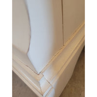PAIR of White Wood 3-Drawer Nightstands (AS IS)