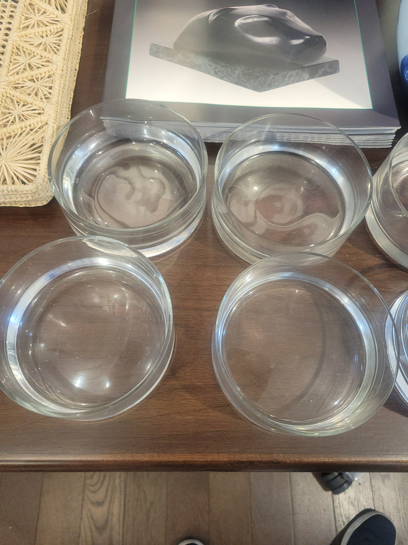 Set of 6 Dansk Small Glass Bowls