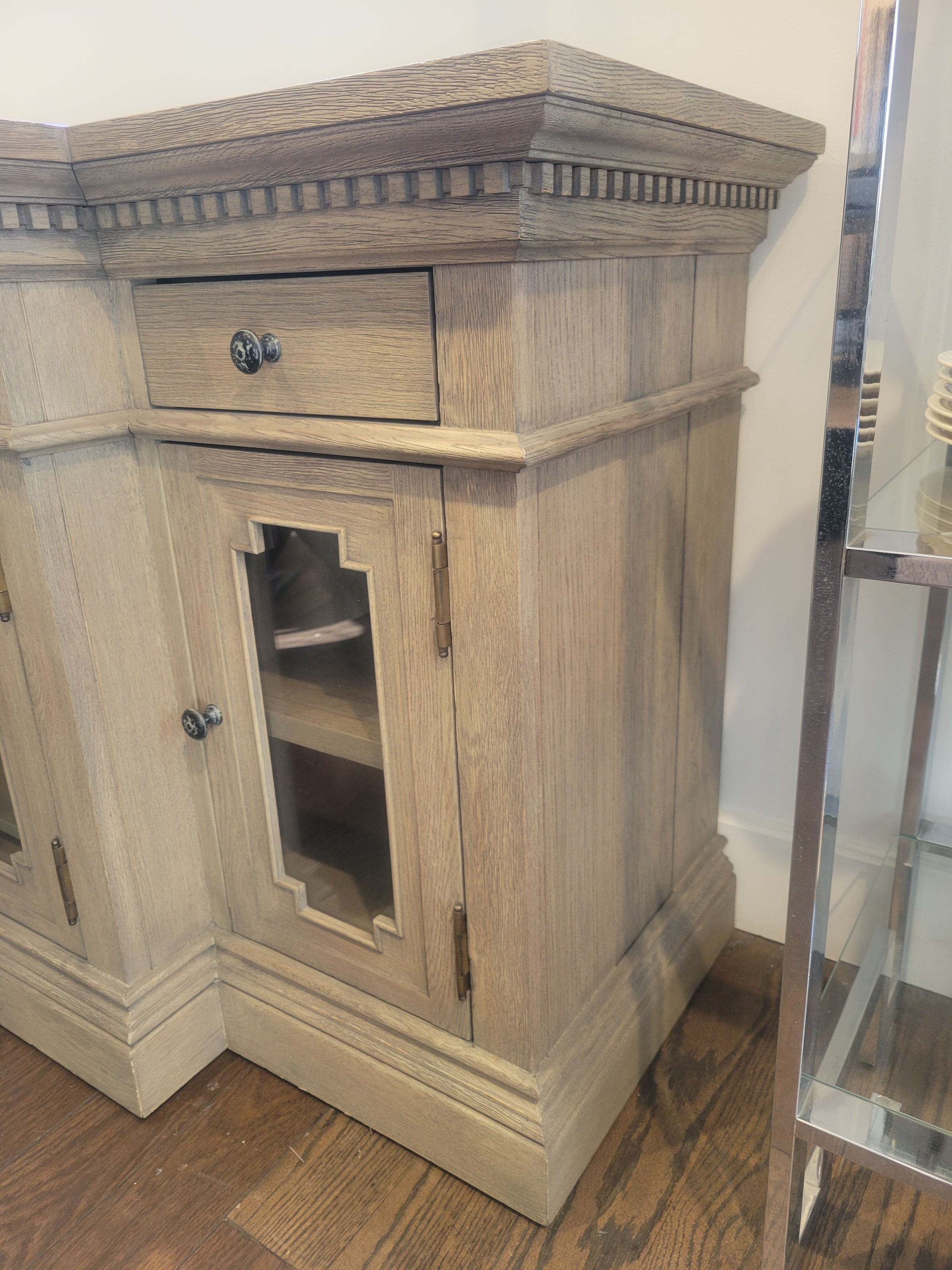 St. James Gray Oak 5-ft Media Console by RH (AS IS)