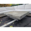 Rectangular Cement Pedestal Coffee Table - AS IS