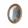 Gold Tone Oval Mirror