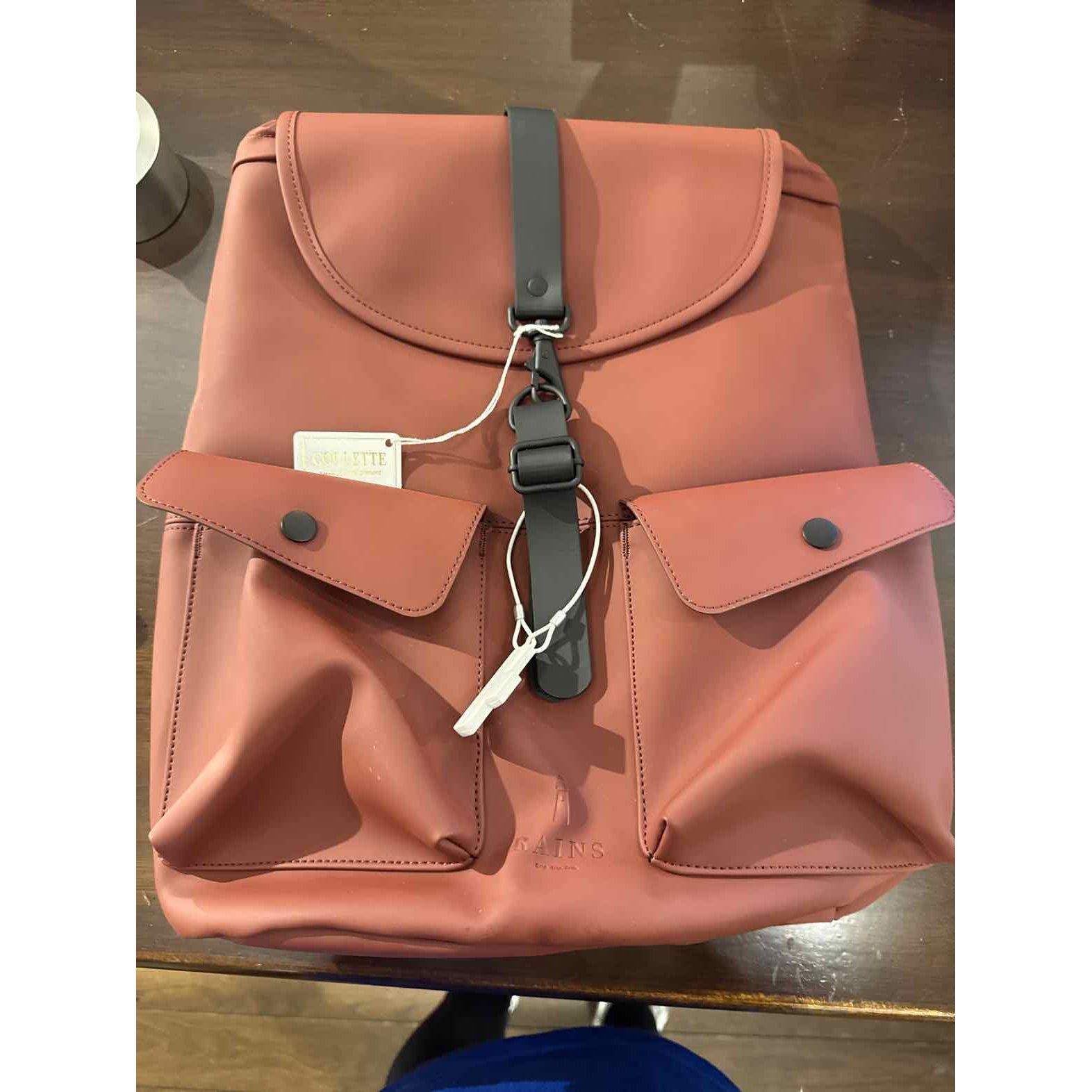 Rains Peach Color Backpack