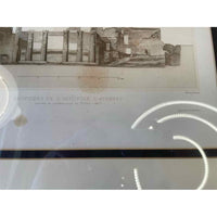 PAIR of Framed Architecture Art Prints by Boitte
