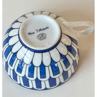 Hermes Bleus d'ailleurs Porcelain Coffee Cup & Saucer Cup