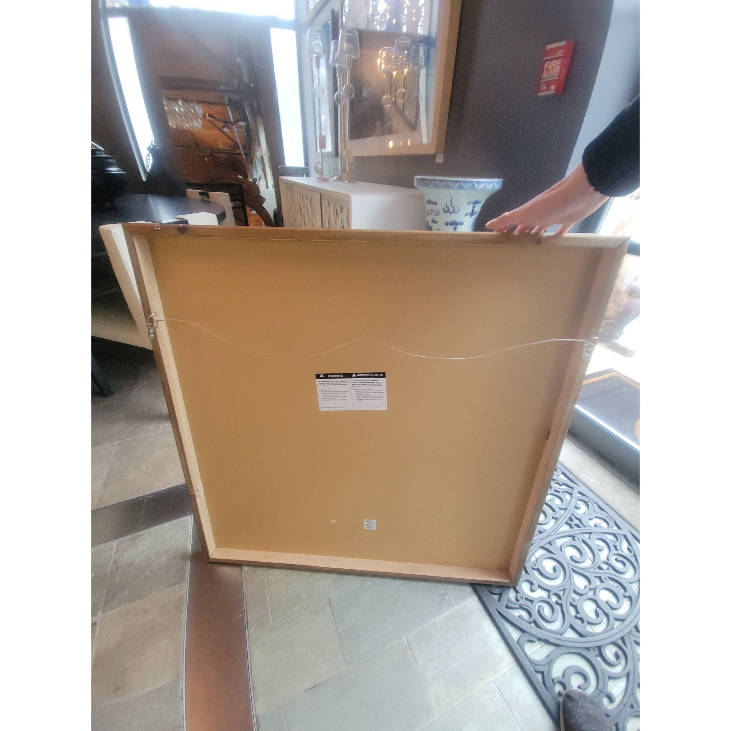 Beach Fence Painting on Wood