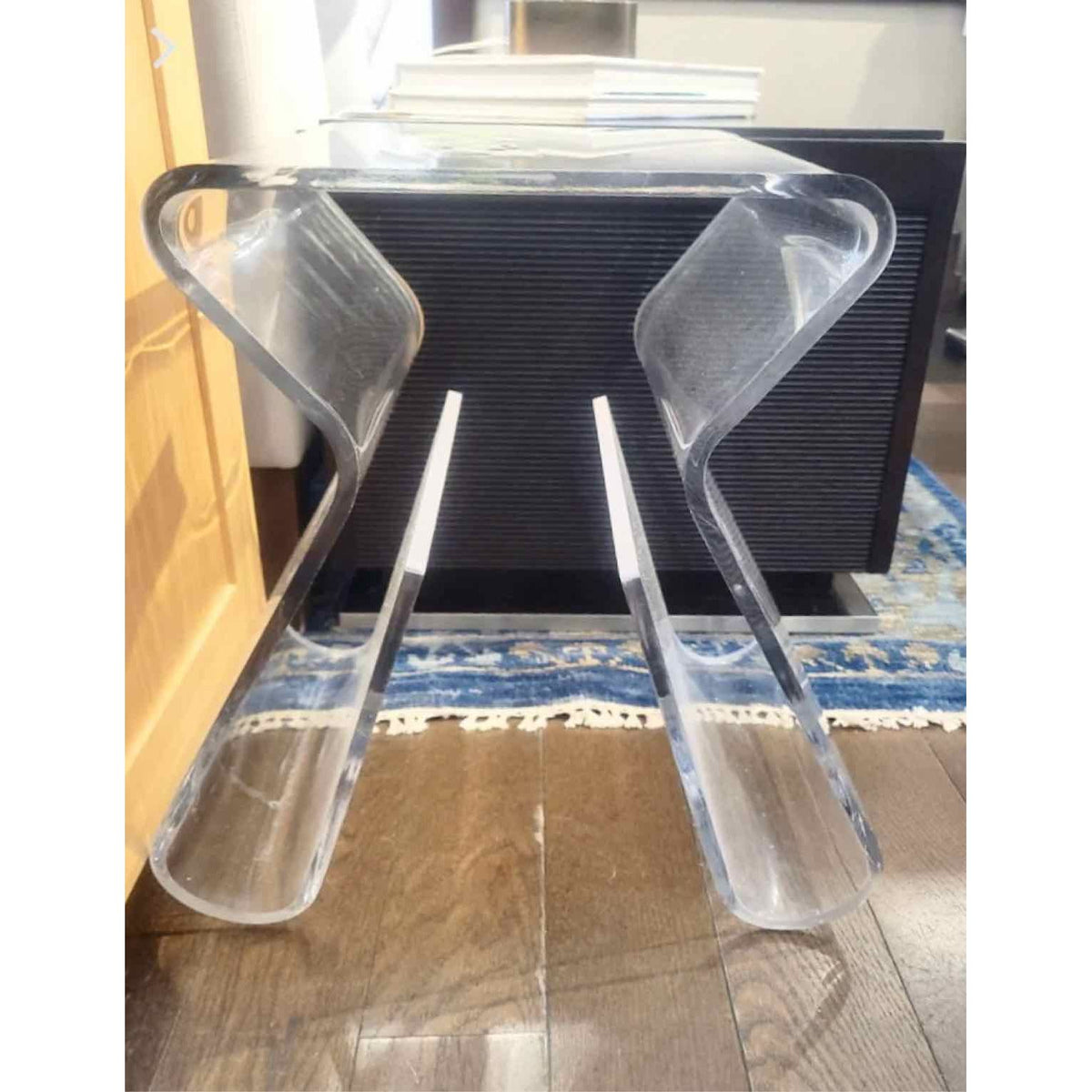 Mid-Century Modern Lucite Accent Side Table - AS IS