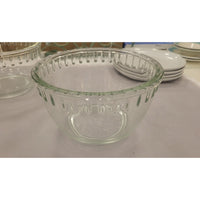 Fluted Edge Glass Bowl