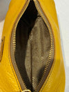 Prada Leather Yellow Make Up Purse