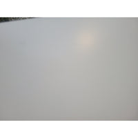 White 3-Drawer Dresser w/ Black Metal Hardware