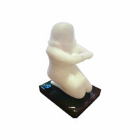 'Kneeling Woman', Alabaster 10"x12"x17"H, By Robert Hooke