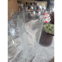 Tall Wide-Rim Glass Hurricane