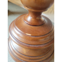 SET of 3 Brown Pillar Candle Holders