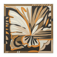 "Abstract Butterfly Bloom" Digital Modern Art Print on Canvas