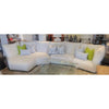 'Standard' White Chenille Modular Chaise Sofa - AS IS