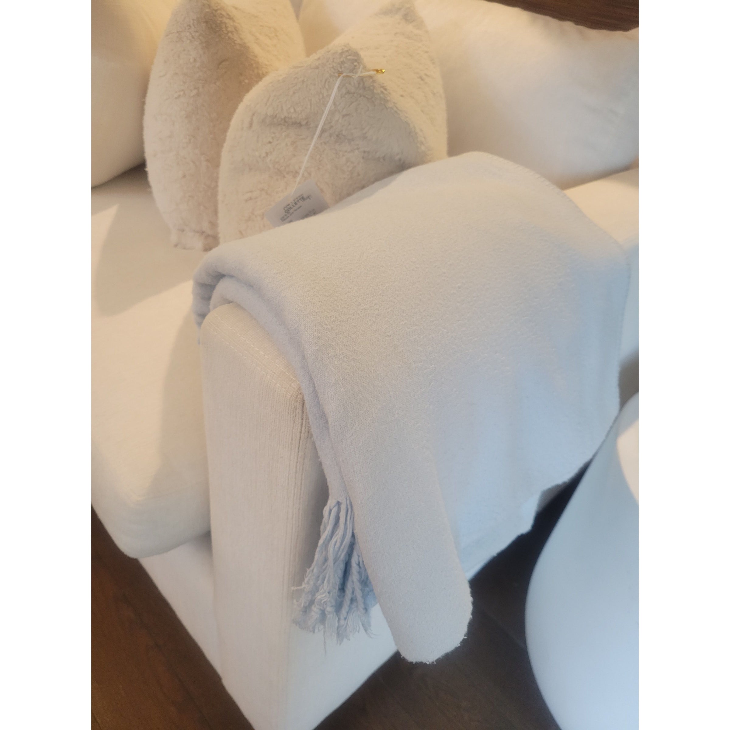 Powder Blue Throw