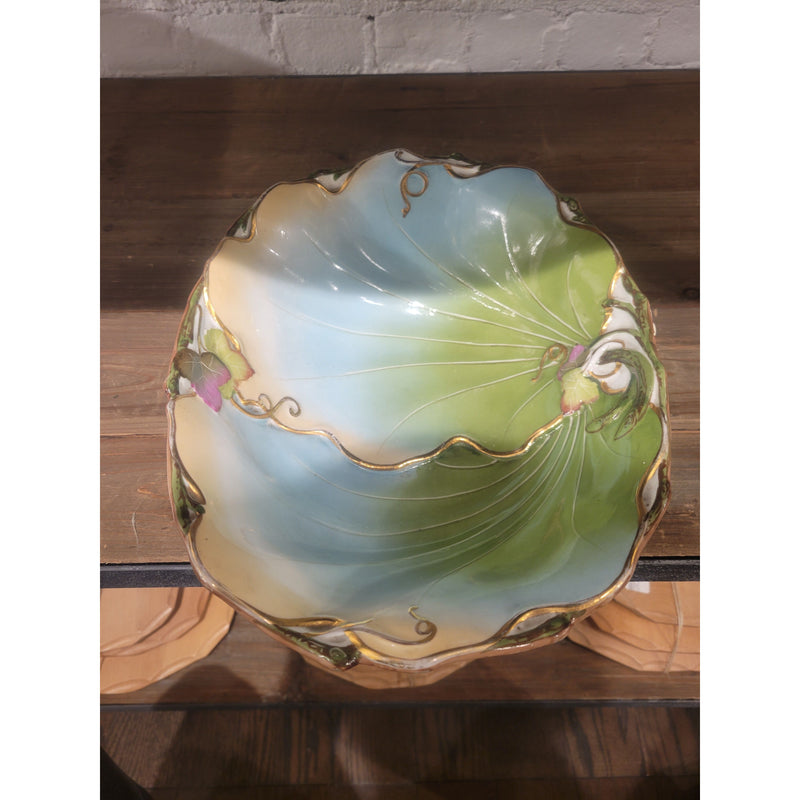 Large Lotus Leaf Porcelain Bowl