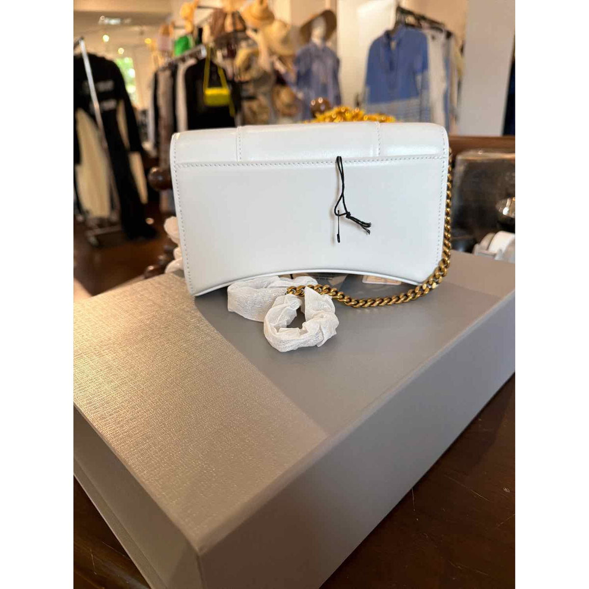Balenciaga White Handbags