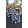 Polywood Table & 6 Counter Stools