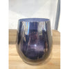 Short Indigo Glass Vase