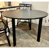 Knoll Black Round Wood table