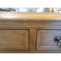 6-Drawer Oak Partners Desk w/ Key by RH