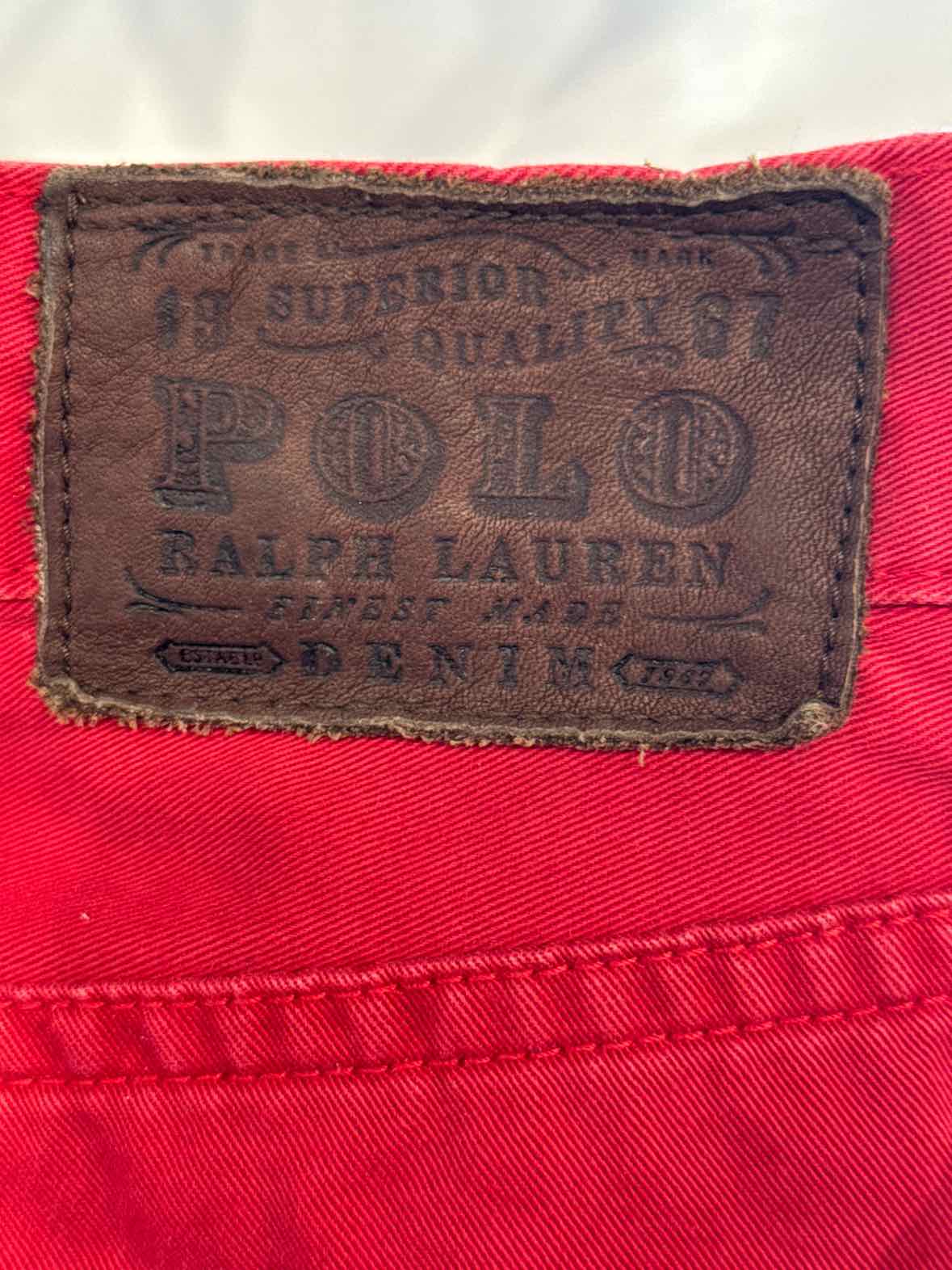 Men's Ralph Lauren Mens Size 35/30 Red Pants