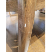 Upholstered Lounge Chair w/ Dark Wood Frame by Maria Yee