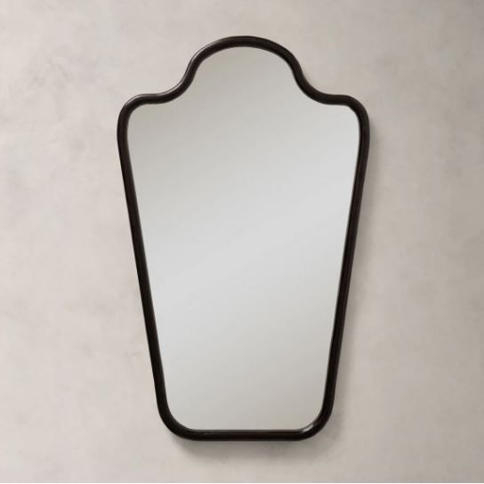 7YBQP9L3 - Ebony Tapered Hanging Mirror