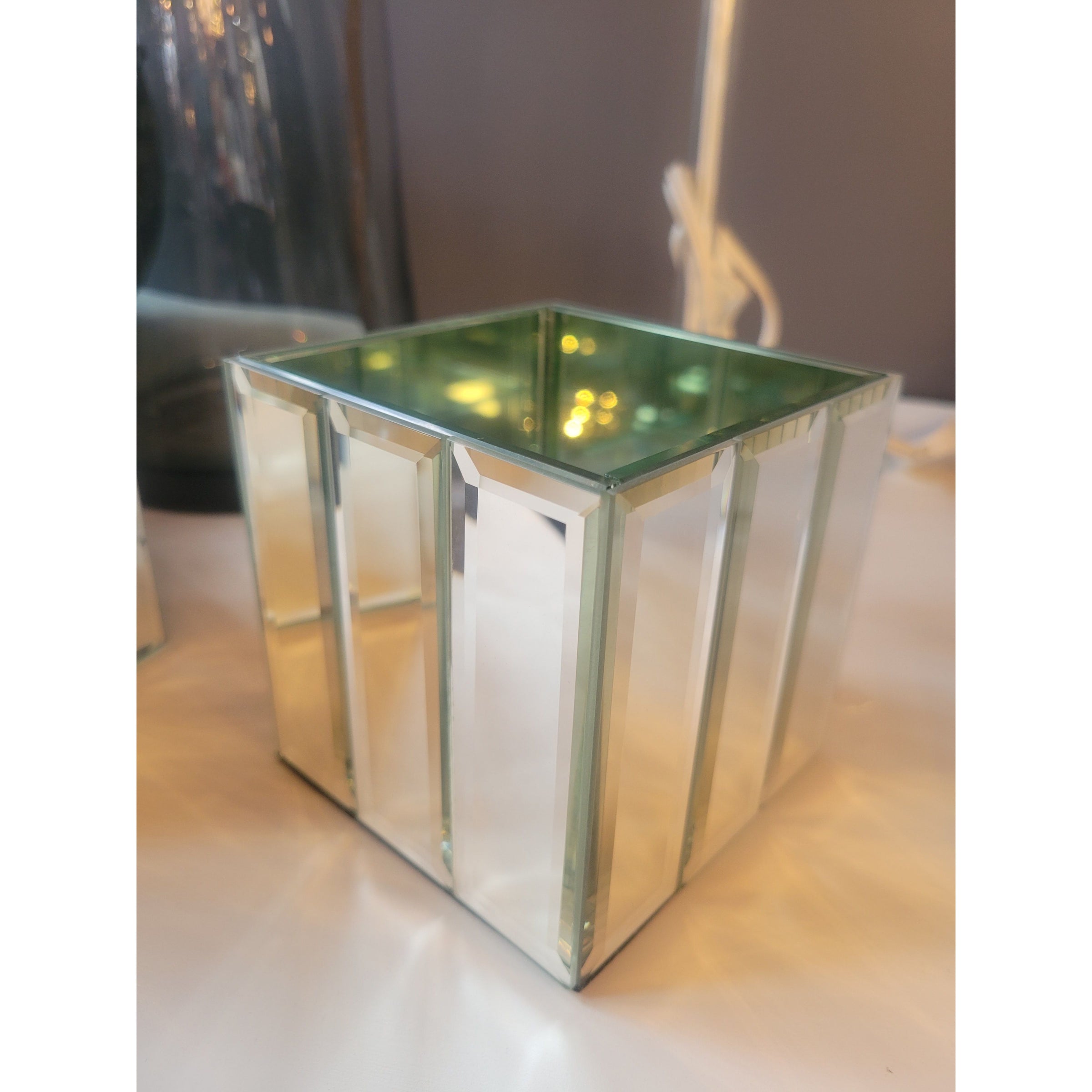 Mirror Glass Cube