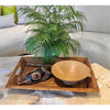 Rectangular Rattan Tray w/ Handles 27"L x 20"W x 3"H