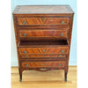 Antique French Directoire Style 5-Drawer Walnut Dresser - AS IS