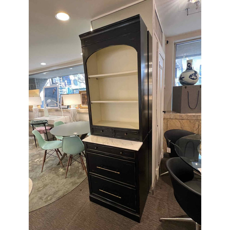 Custom Made Hutch With Marble Top